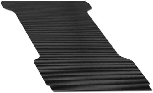 Black Rubber Horizontal Line Truck Bed Floor Mat Liner v2 Compatible with 02-18 Dodge Ram / 19-22 Classic 5.7 Feet (68.4") Short Bed in Saudi Arabia