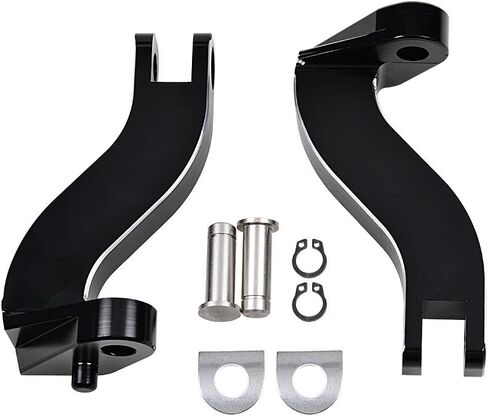 Front Rear Floorboards Footpeg Mount Brake Arm Kits Heel Toe Shift Levers Shifter Pegs Dash Accessory Pack Ignition Fuel Door Saddlebag Latch Cover Frame Grille Compatible with 09-13 Harley Touring in Saudi Arabia