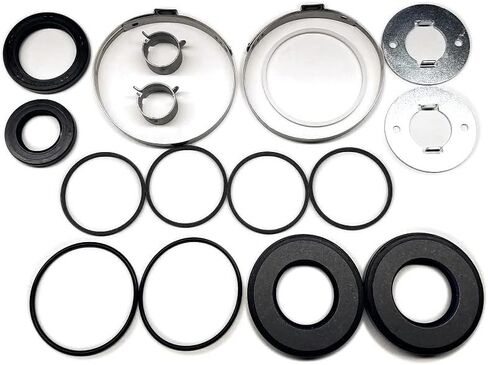 Power Steering Seals - Precision Fit Power Steering Rack and Pinion Seal Kit | O-Ring And Sealing Kit for Honda Civic Del Sol 1996-1997 | Complete Steering Parts Seal Replacement in Saudi Arabia