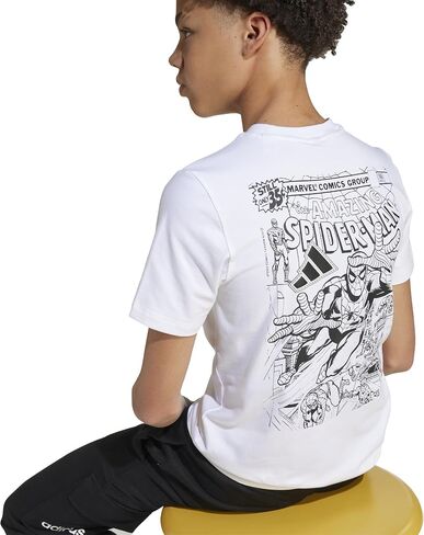 adidas Boys' Marvel Graphic T-Shirt in Saudi Arabia