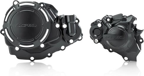 Acerbis X-Power Engine Cover Kit (BLACK) For 19-20 HONDA CRF450R in Saudi Arabia