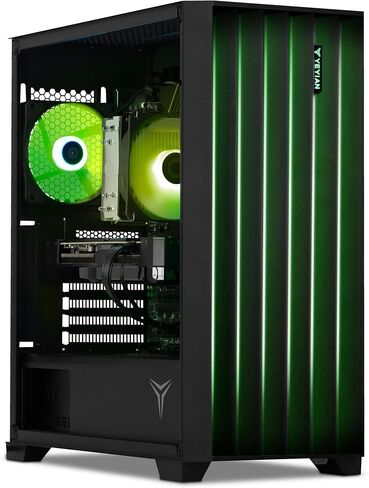 YEYIAN Gaming PC Yumi Desktop • Intel Core i5 12400F 4.4 GHz • NVIDIA RTX 4060 Ti • 1TB NVME SSD • 16GB DDR5 RAM 5600 • 650W Gold PSU • B760 Motherboard • Windows 11 Home 64-bit in Kuwait