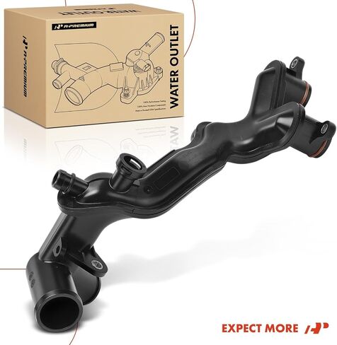 A-Premium Water Pump Outlet Thermostat Crossover Pipe Tube Compatible with Land Rover - Range Rover/Range Rover Sport/LR4 2010 2011 2012 2013 in Saudi Arabia