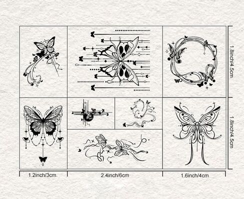مجموعة طوابع مطاطية خشبية مكونة من 6 قطع، مجموعة طوابع زخرفية على شكل زهرة عتيقة للحرف الفنية والمجلة والمذكرات ودفتر القصاصات والمخطط والحرف وصنع البطاقات M-2 (زهرة عتيقة) in Kuwait