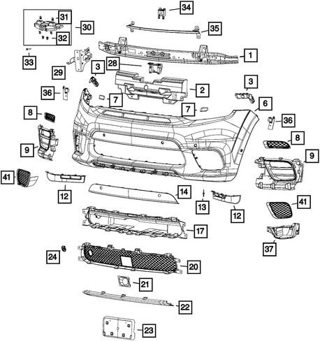 MOPAR 68214329AA - Fascia Fascia Support in Saudi Arabia