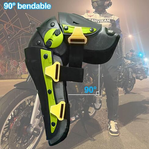 موتوكروس ركبة الحراس للبالغين الشباب ， دراجة نارية ركوب منصات الركبة لحماية الساق الطويلة. تصميم قابل للانحناء قابل للتعديل لميم امرأة في الرياضة الخارجية in Kuwait