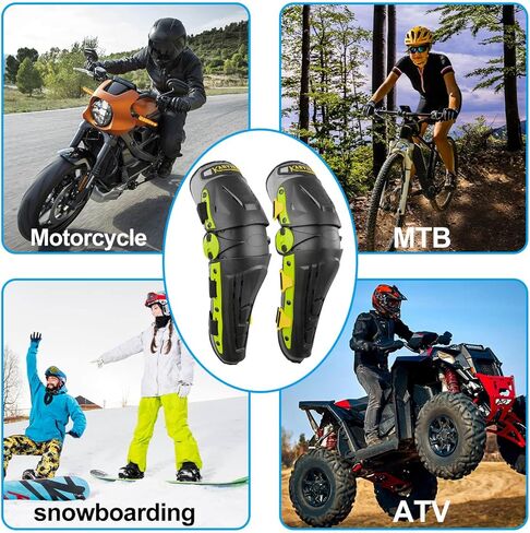 موتوكروس ركبة الحراس للبالغين الشباب ， دراجة نارية ركوب منصات الركبة لحماية الساق الطويلة. تصميم قابل للانحناء قابل للتعديل لميم امرأة في الرياضة الخارجية in Kuwait