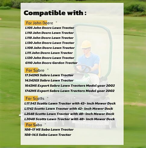 طقم إعادة بناء قطاع التوجيه بين John Deere L100 L107 L110 L118 L108 L111 G110 L130 L120 Serie Lawn Gructors يحل محل# GX20052BLE in Kuwait