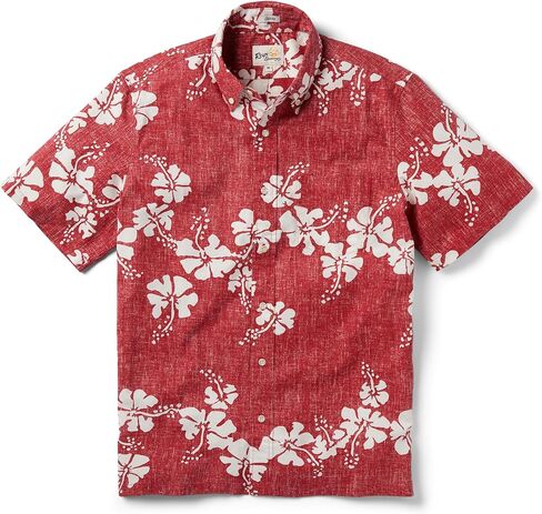 Reyn Spooner Men's 50th State Floral Hawaiian Aloha Shirt - Button Front in Saudi Arabia