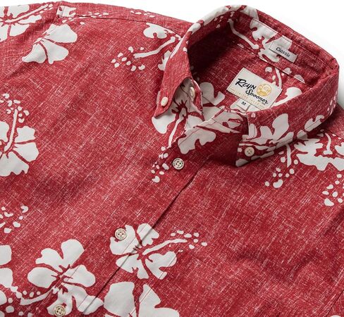 Reyn Spooner Men's 50th State Floral Hawaiian Aloha Shirt - Button Front in Saudi Arabia