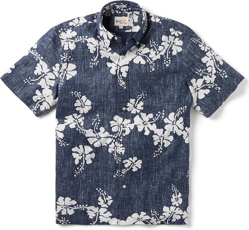 Reyn Spooner Men's 50th State Floral Hawaiian Aloha Shirt - Button Front in Saudi Arabia