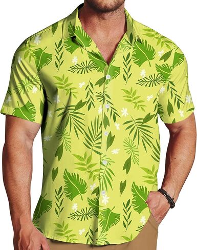 Mens Halloween Costume Shirts Short Sleeve Cosplay Hawaiian Shirt in Saudi Arabia