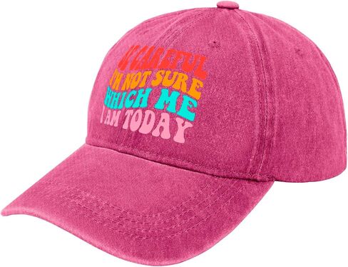 Be Careful I’m Not Sure Which Me I Am Today Hats for Men Cool Washed Distressed in Saudi Arabia