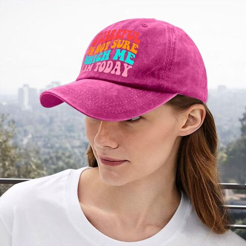 Be Careful I’m Not Sure Which Me I Am Today Hats for Men Cool Washed Distressed in Saudi Arabia
