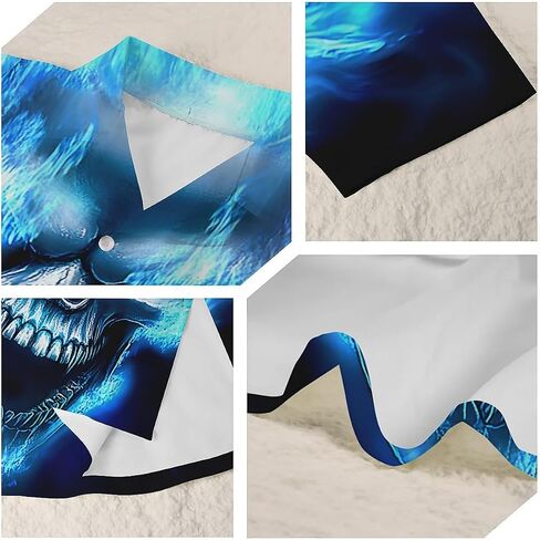 ريد اللهب رجالي قميص هاواي 3D Graphic aloha قميص الزر الزر أسفل القمصان غير الرسمية قصيرة الأكمام الشاطئية للرجال in Kuwait