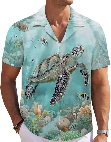 ريد اللهب رجالي قميص هاواي 3D Graphic aloha قميص الزر الزر أسفل القمصان غير الرسمية قصيرة الأكمام الشاطئية للرجال in Kuwait