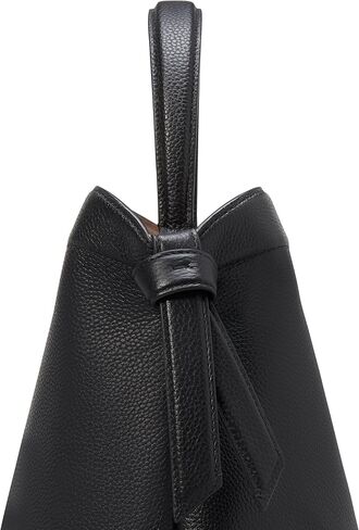 kate spade new york Knott Pebbled Leather Top Handle, Black in Kuwait
