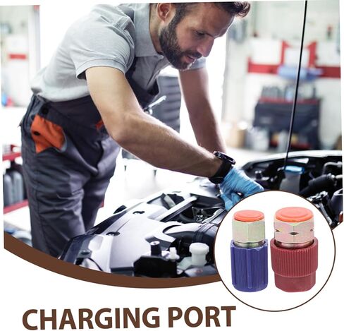 Luxshiny 4pcs C Car Charging Port Adapters to the Quick Disconnect Tiptings مع قبعات منخفضة منخفض in Kuwait