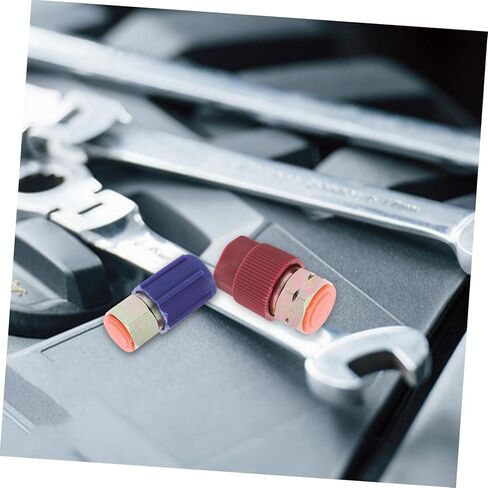 Luxshiny 4pcs C Car Charging Port Adapters to the Quick Disconnect Tiptings مع قبعات منخفضة منخفض in Kuwait