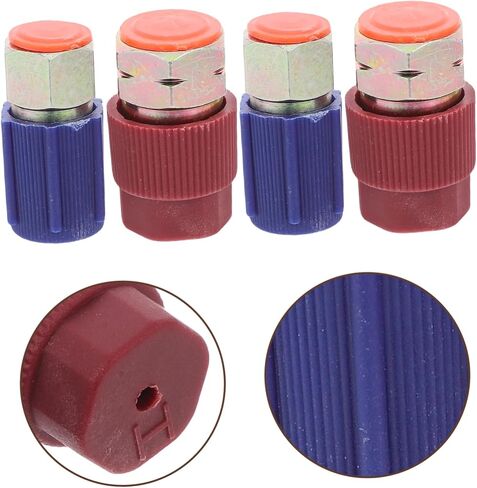 Luxshiny 4pcs C Car Charging Port Adapters to the Quick Disconnect Tiptings مع قبعات منخفضة منخفض in Kuwait