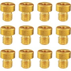 12pcs 5mm Carburetor Main Jet Kit 75/78/80/82/85/88/90/92/95/98/100/102 for replacing Vm22 Vm24 Vm26 125cc 150cc 200cc 250cc Dirt Bike and ATV in Saudi Arabia