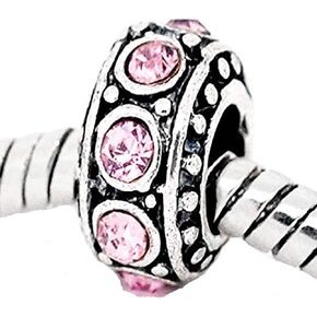 Sexy Sparkles Birthstone Charm for European Compatible Bracelet in Saudi Arabia