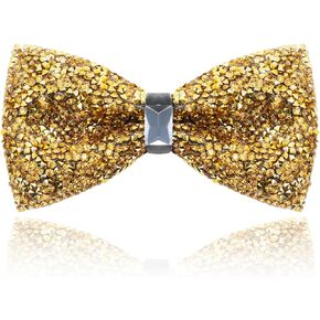 Rhinestone Bow Ties for Men, Sparkly Bowties Men Pre-tied Adjustable Diamond Mens Bow Tie for Party Banquet Wedding in Kuwait