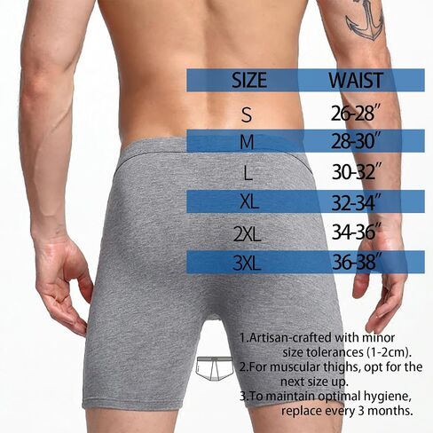 Men's Boxer Briefs- Ultra Soft Underwear with Moisture Wicking & No Ride Up,Breathable Comfort for Everyday in Saudi Arabia