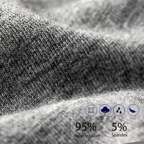 Men's Boxer Briefs- Ultra Soft Underwear with Moisture Wicking & No Ride Up,Breathable Comfort for Everyday in Saudi Arabia