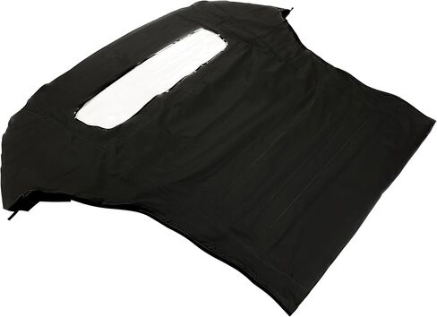 KUAFU Convertible Soft Top Replacement Compatible with 2005-2014 Ford Mustang, Soft Roof with Clear Heated Glass Window, Premium Grade Black Sailcloth Vinyl in Saudi Arabia