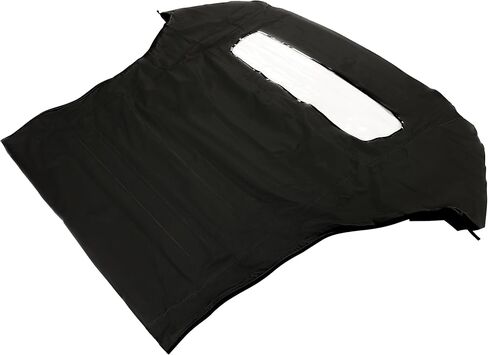 KUAFU Convertible Soft Top Replacement Compatible with 2005-2014 Ford Mustang, Soft Roof with Clear Heated Glass Window, Premium Grade Black Sailcloth Vinyl in Saudi Arabia