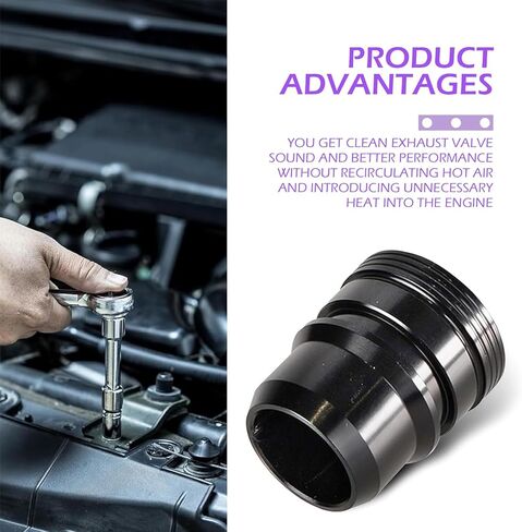 SLIMI 1 PC Blow Off Valve Mod Plug, Billet Pressure Relief Valve Plug, 3.5L 2.7L VTA Pressure Relief Valves Module Plug, Compatible with 13-21 Ford F150 Ecoboost (Black) in Kuwait