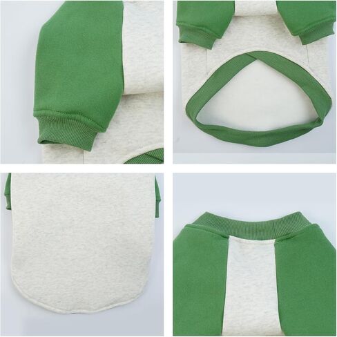 FUAMEY الكلب البلوزات الصوف للكلاب الصغيرة، الكلب البلوز البلوز، الكلب الملابس الشتوية للكلاب صبي فتاة، سماكة الملابس الدافئة الكلب، الطقس البارد الكلب البلوز يوركشاير القلطي الأحمر S in Kuwait