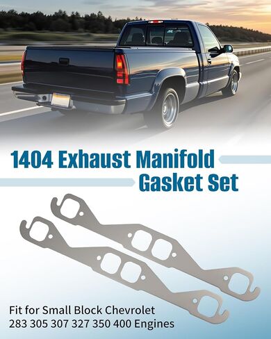1404 Exhaust Manifold Gasket Kit Fit for Chevrolet 283 305 307 327 350 400 Small Block Engines in Saudi Arabia