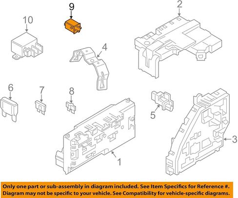 BMW 61-36-6-901-469 RELAY (، اجعل الاتصال ، الأسود: 613020) ، 1 حزمة in Kuwait