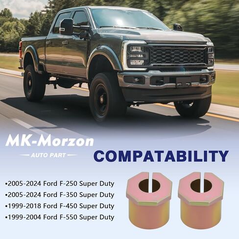 Caster Shim Set 2 Degree Compatible with Ford 2005-2024 F-250 F-350 1999-2004 F-450 F-550 Super Duty 4WD Trucks Only Replace# KR23228 in Saudi Arabia