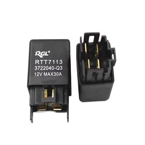 2PCS RTT7113 3722040-Q3 air Conditioning Fan Relay 12V 30A in Saudi Arabia