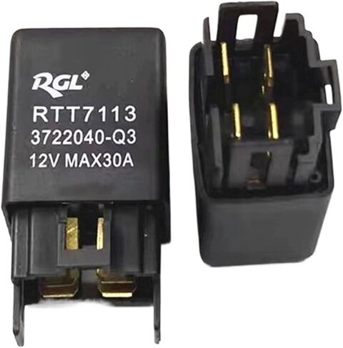 2PCS RTT7113 3722040-Q3 air Conditioning Fan Relay 12V 30A in Saudi Arabia