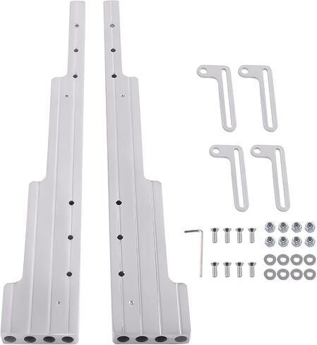 maXpeedingrods Spark Plug Wire Looms Separator Holders Fit for Chevy SBC 350 Small Block V8 Engine Silver in Saudi Arabia