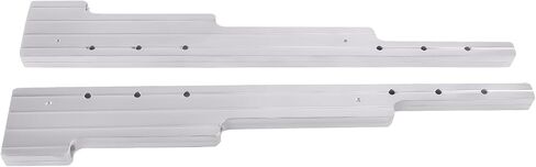maXpeedingrods Spark Plug Wire Looms Separator Holders Fit for Chevy SBC 350 Small Block V8 Engine Silver in Saudi Arabia