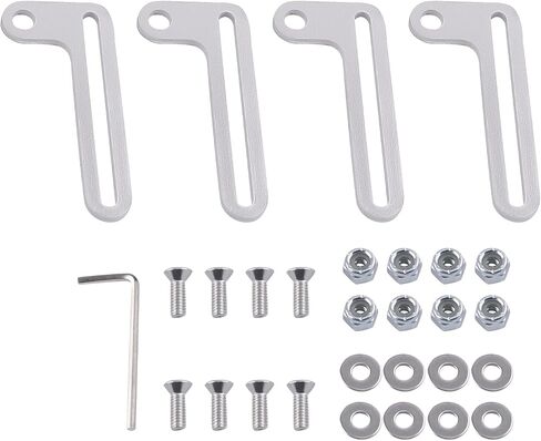 maXpeedingrods Spark Plug Wire Looms Separator Holders Fit for Chevy SBC 350 Small Block V8 Engine Silver in Saudi Arabia