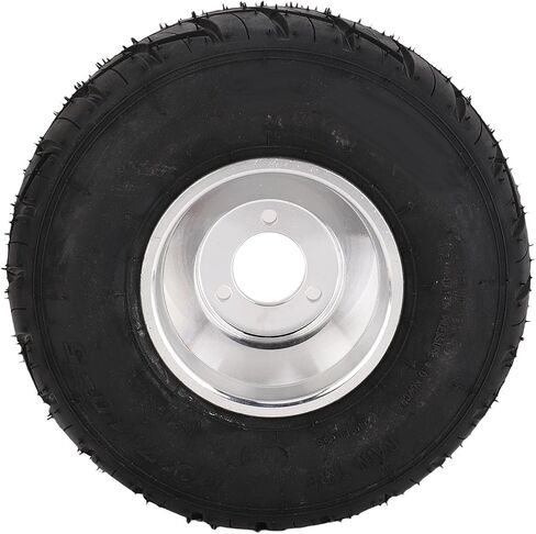 ASIXXSIX 11x7.10-5 GO KART TIRES و RIMS ، حافات سبيكة الألومنيوم والإطارات المطاطية ، عجلات خلفية الإطارات بدون أنبوب مع حافة ل ATV UTV SXS جنبًا إلى جنب in Kuwait