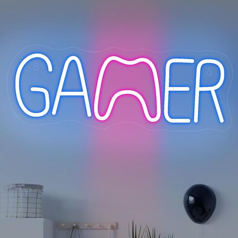 Neonawall Babe Cave Casery Neon Sign ، USB LED Neon Light Wall Art ، Dimmable Light Up Sign for Bedroom Baby Room Decor in Kuwait