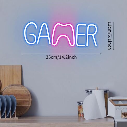 Neonawall Babe Cave Casery Neon Sign ، USB LED Neon Light Wall Art ، Dimmable Light Up Sign for Bedroom Baby Room Decor in Kuwait