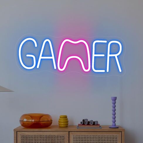 Neonawall Babe Cave Casery Neon Sign ، USB LED Neon Light Wall Art ، Dimmable Light Up Sign for Bedroom Baby Room Decor in Kuwait