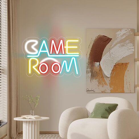 Neonawall Babe Cave Casery Neon Sign ، USB LED Neon Light Wall Art ، Dimmable Light Up Sign for Bedroom Baby Room Decor in Kuwait