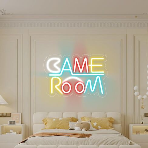Neonawall Babe Cave Casery Neon Sign ، USB LED Neon Light Wall Art ، Dimmable Light Up Sign for Bedroom Baby Room Decor in Kuwait