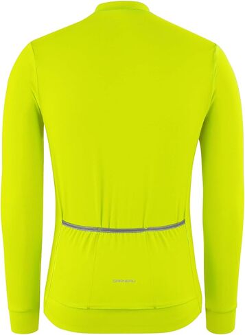 Louis Garneau, Men's, Lemmon LS 2 Jersey, Bright Yellow, Medium in Kuwait