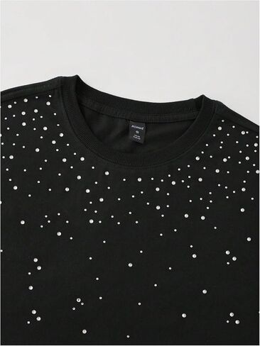 Verdusa Men's Glitter Rhinestone Tank Top Sleeveless Crew Neck Party Going Out Tops in Saudi Arabia
