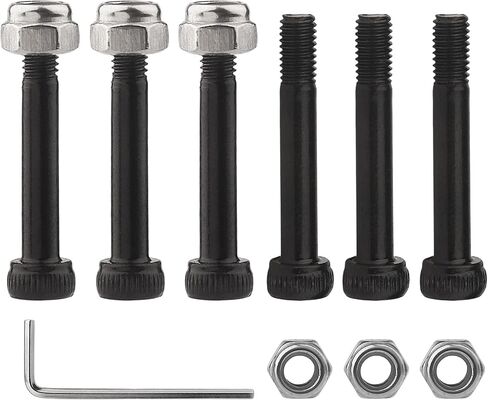 2 Set Replacement 74072 Auger Motor Shaft Nut & Bolt, Fit for Traeger, Z-Grills, Pit Boss, AC Pellet Grill Shaft Nut & Bolt of Auger Motor & Rec Tec and Most Wood Pellet Grills (2) in Kuwait